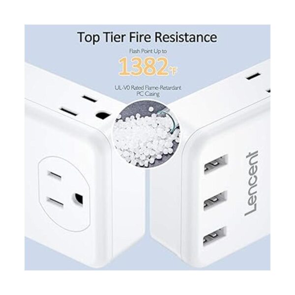Adaptador de 3 puntas a 2 puntas 2 unidades LENCENT 3_3