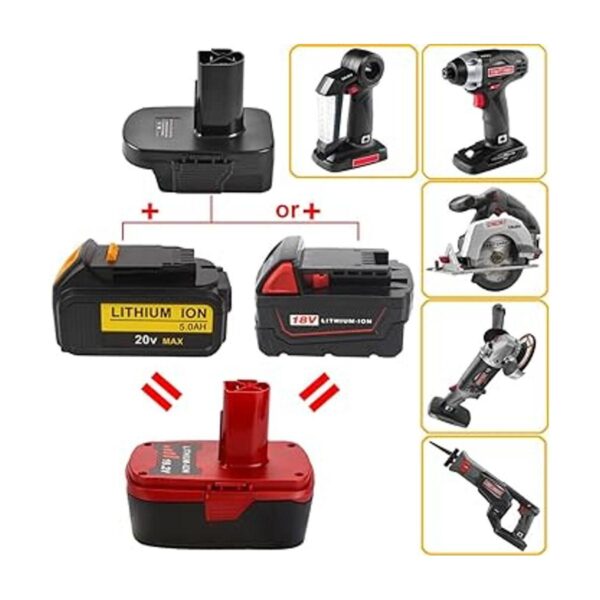 Adaptador de batería USB para herramientas inalámbricas