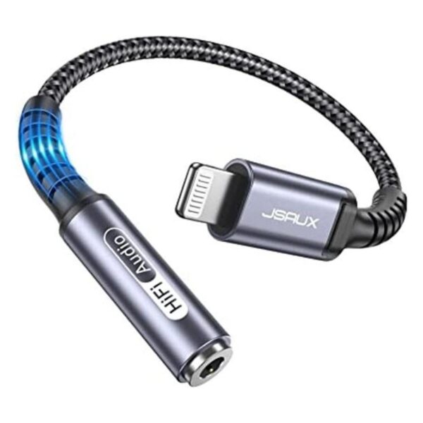 Adaptador de auriculares Lightning a 0.138 in JSAUX_1
