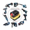 Adaptador de batería para Bosch 18 V LitioIon Herramienta