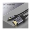 Adaptador de cable USB C a HDMI de 6 pies 4K QGeeM USB_4