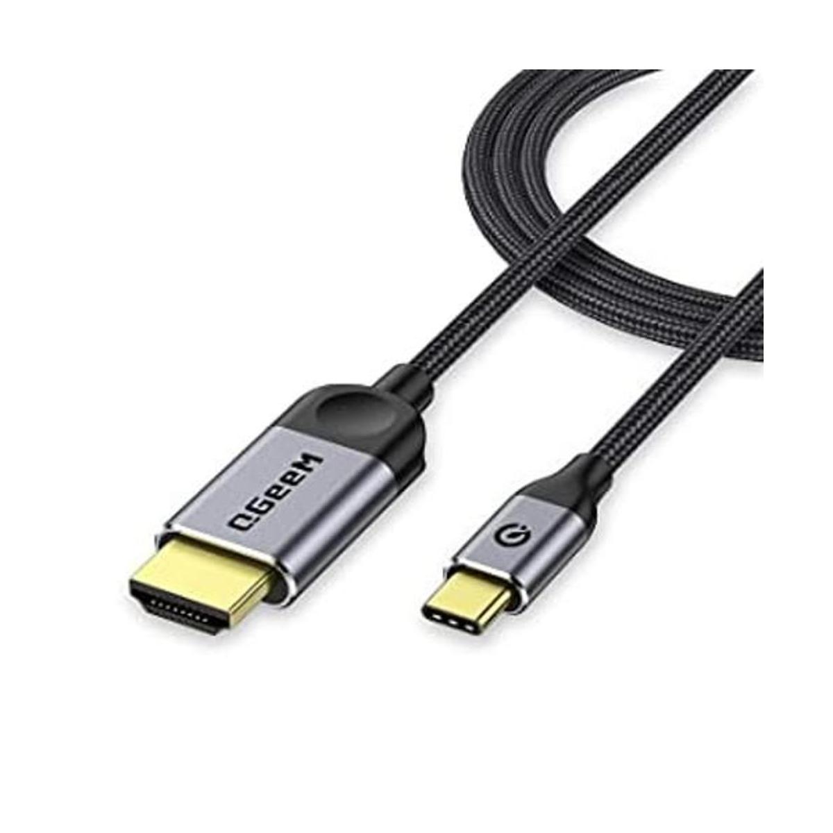 Adaptador de cable USB C a HDMI de 6 pies 4K QGeeM USB