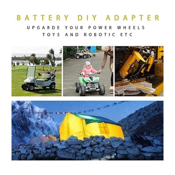 Adaptador de batería para Dewalt de 20 V conector de