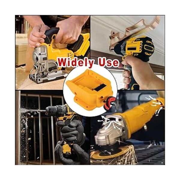 Adaptador de batería para Dewalt de 20 V conector de