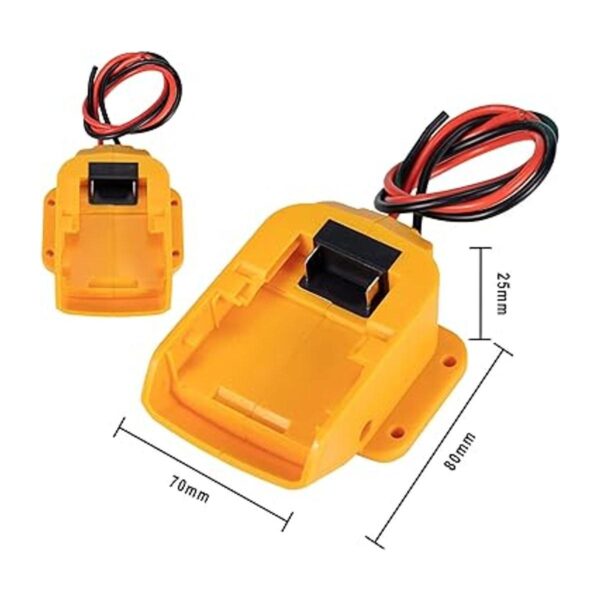 Adaptador de batería para Dewalt de 20 V conector de