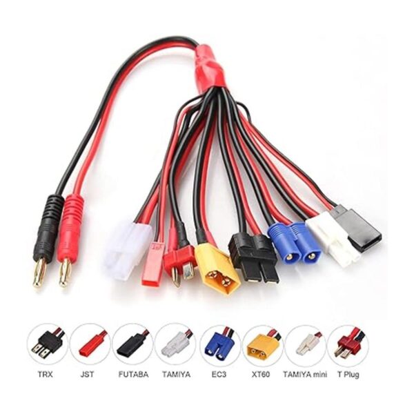 Adaptador de cargador de batería RC Lipo Cable divisor 8_2