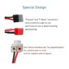 Adaptador de cargador de batería RC Lipo Cable divisor 8_4