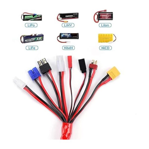Adaptador de cargador de batería RC Lipo Cable divisor 8_3