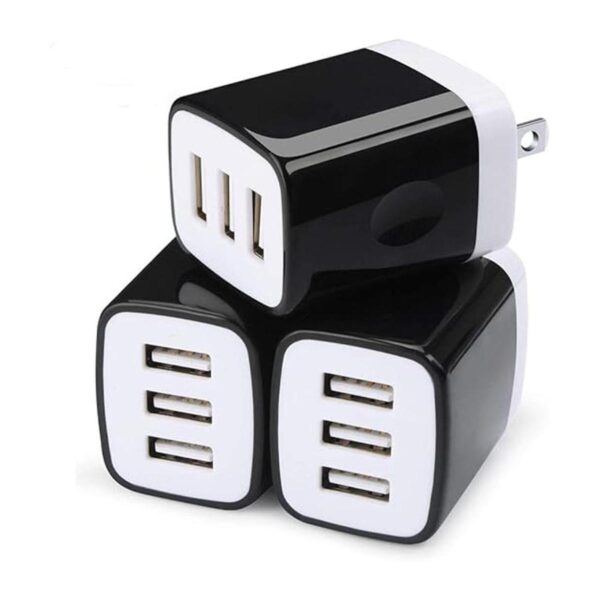 Adaptador de cargador de pared cubos USB Sicodo paquete_1