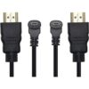 Adaptador de cable micro HDMI a HDMI de 19.7 in ángulo de_1