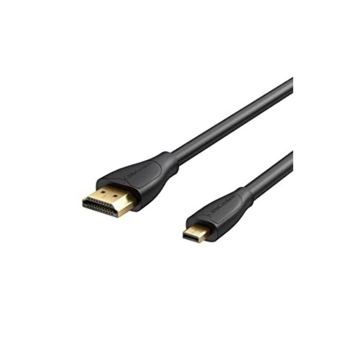 Adaptador de cable micro HDMI a HDMI 4K 60 Hz Ethernet