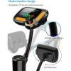 Adaptador de coche transmisor FM Bluetooth compatible con_5