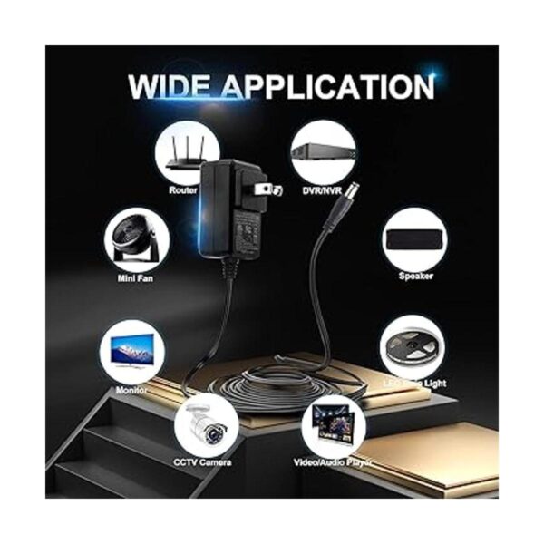 Adaptador de corriente CA 100240 V a CC 12 V 2 A 2000 mA