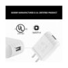 Adaptador de corriente con certificación UL de 5 V 1 A