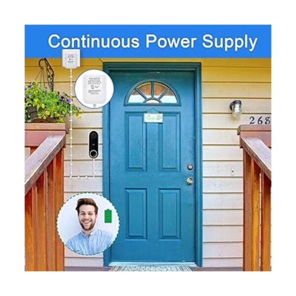 Adaptador de corriente compatible con Nest Hello Video_5