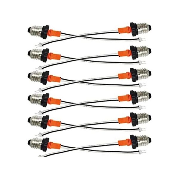 Adaptador de enchufe E26 conector de rosca con conectores_1