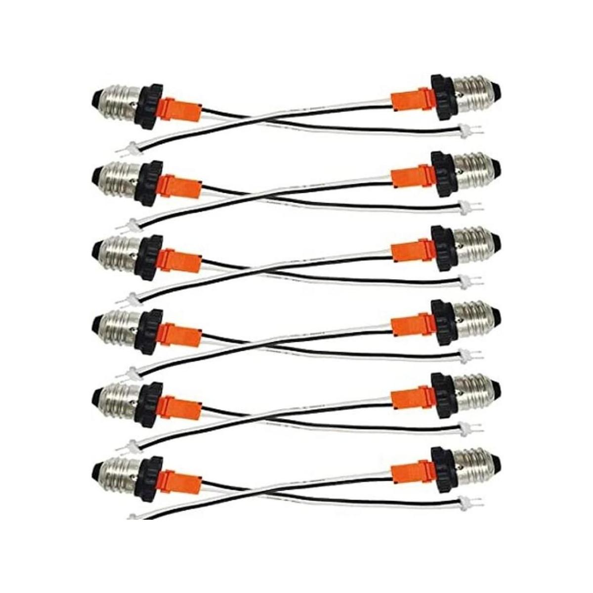 Adaptador de enchufe E26 conector de rosca con conectores
