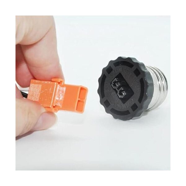 Adaptador de enchufe E26 conector de rosca con conectores_2