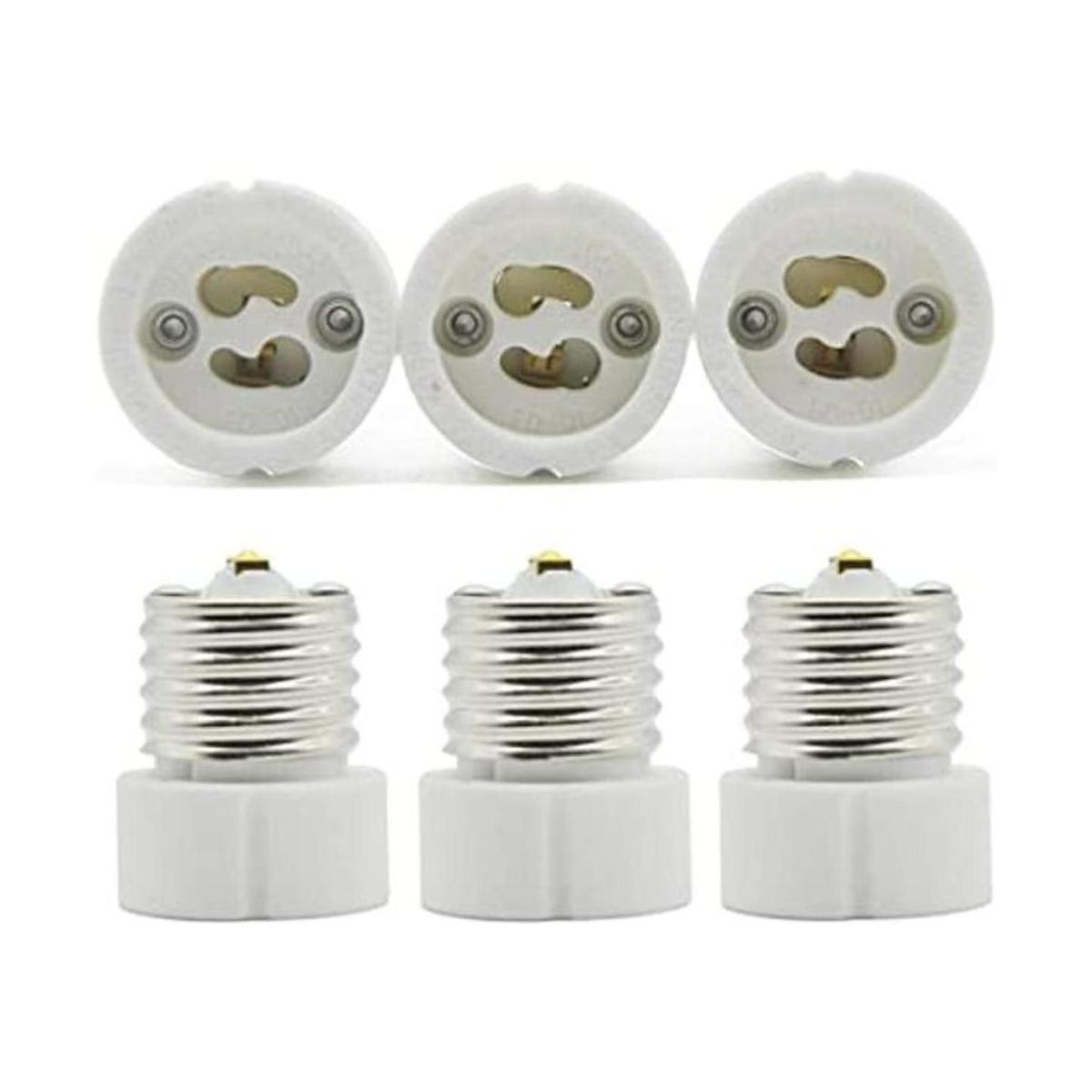 Adaptador de enchufe de cerámica E26 a GU10 rosca E26 E27