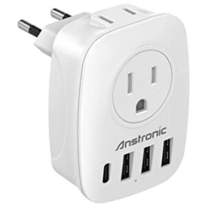 Adaptador de enchufe europeo adaptador de corriente de_1