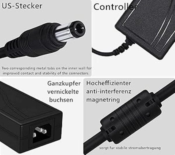 Adaptador de fuente de alimentación de 12 V 6 amperios