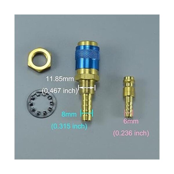 Adaptador de gas y refrigeración por agua conector rápido_2