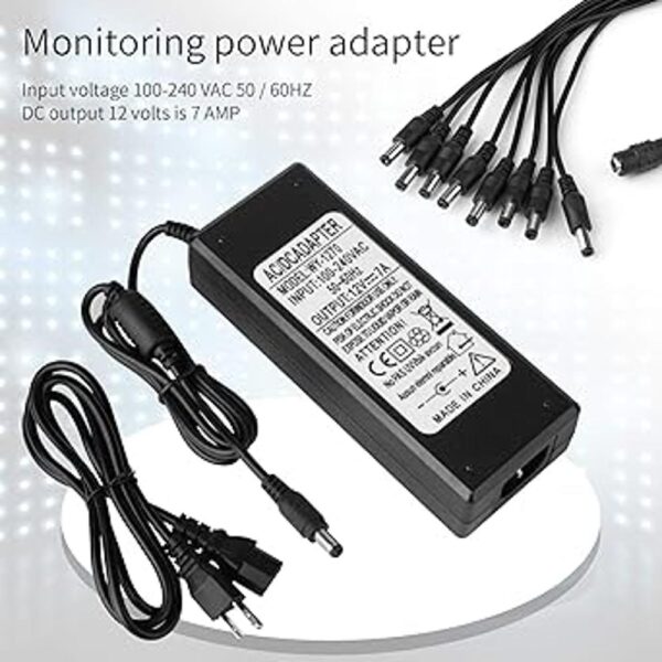 Adaptador de fuente de alimentación de video de vigilancia_2