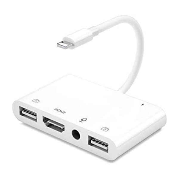 Adaptador de micrófono para iPhone para transmisión en_1