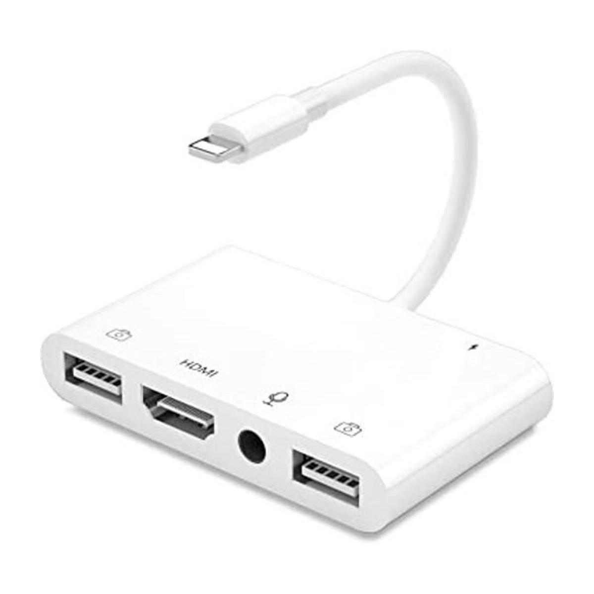 Adaptador de micrófono para iPhone para transmisión en