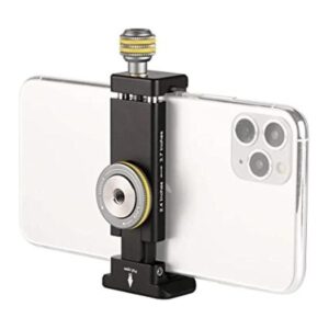 Adaptador de montaje de trípode de abrazadera de teléfono