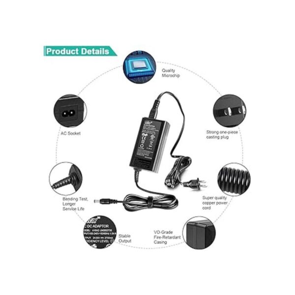 Adaptador de repuesto Dymo DC de 24 V para impresora de_5