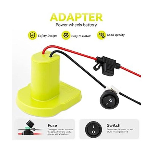 Adaptador de rueda de alimentación para Ryobi One 18V_2
