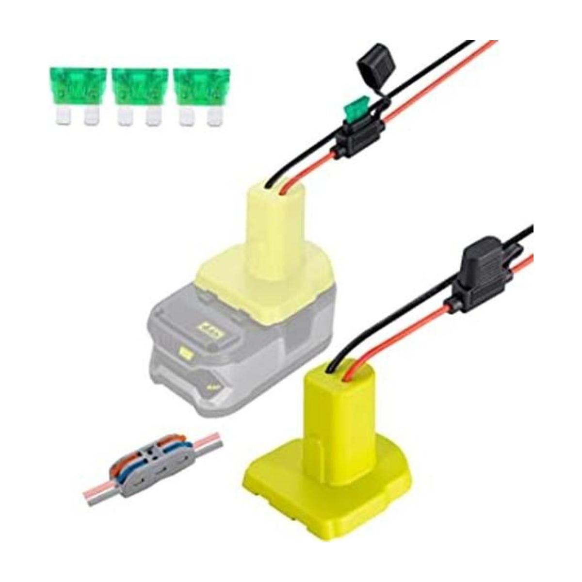 Adaptador de rueda de alimentación para batería Ryobi de