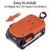 Adaptador de ruedas eléctricas para Ridgid AEG 18V Hyper