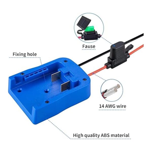 Adaptador de rueda eléctrica para batería Kobalt de 24 V