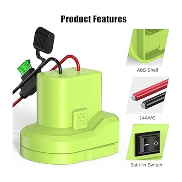 Adaptador de ruedas de alimentación para Ryobi kit de_2