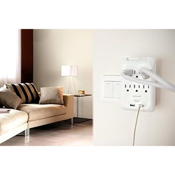 Adaptador de toma de corriente multifunción para montaje_5