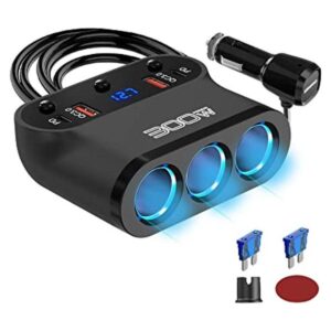 Adaptador divisor de encendedor de cigarrillos de 300 W_1