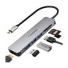 Adaptador multipuerto USB C Hub Dongle de aluminio_1