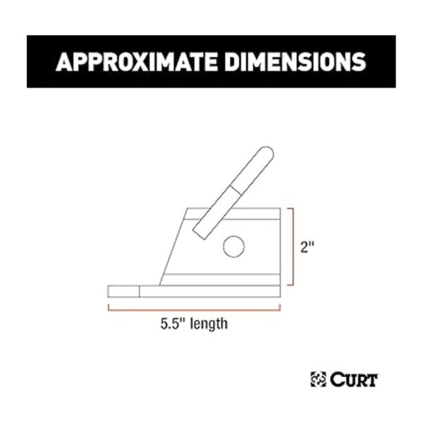 Adaptador lengeta atornillable CURT 45006_3