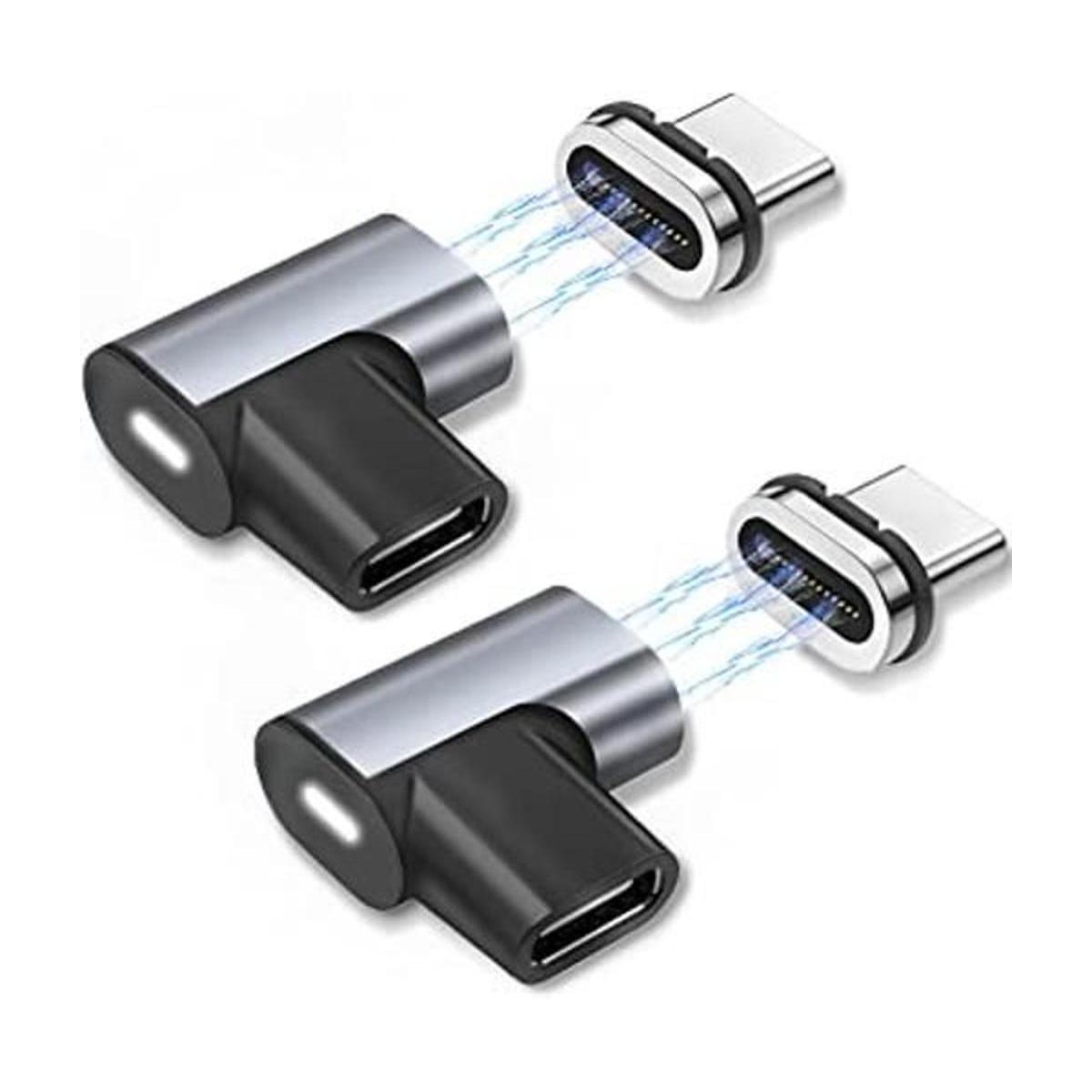 Adaptador magnético USB C 2 unidades Conector tipo C de