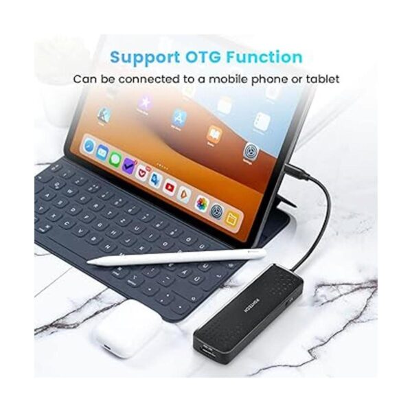 Adaptador multipuerto USB C RSHTECH 6 en 1 USB C Dongle_5