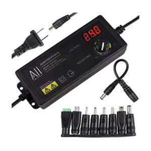 Adaptador universal de 3 V 24 V 1.5 A 36 W ajustable de_1