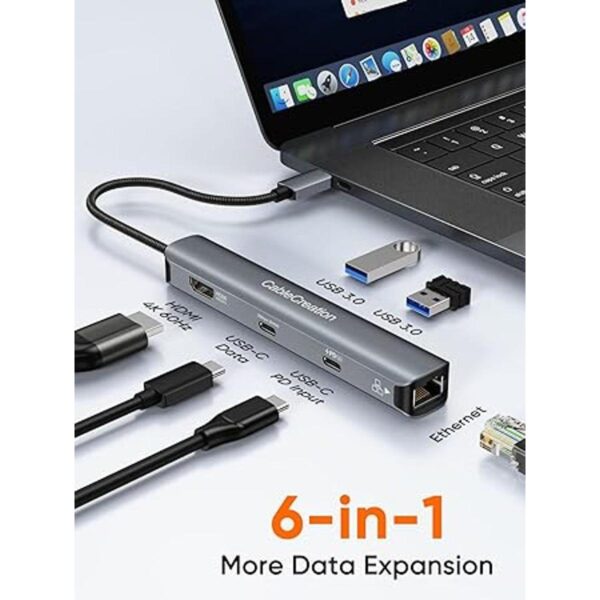 Adaptador multipuerto USB C concentrador CableCreation 6_2