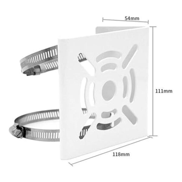 Adaptador universal de montaje en poste vertical con 2