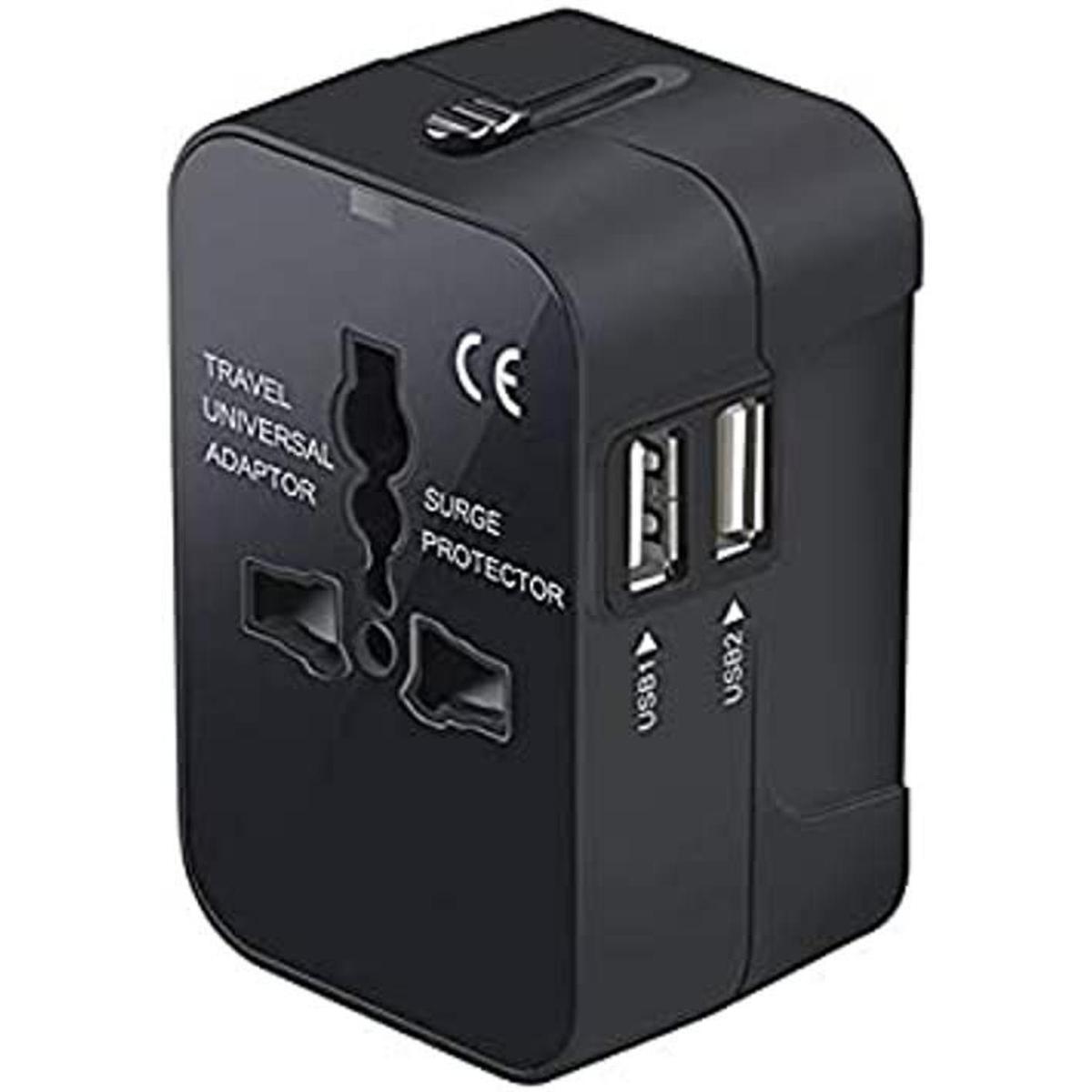 Adaptador universal de enchufe de viaje todo en uno