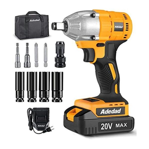 Adedad Llave de impacto inalámbrica de 20 V de 12_1