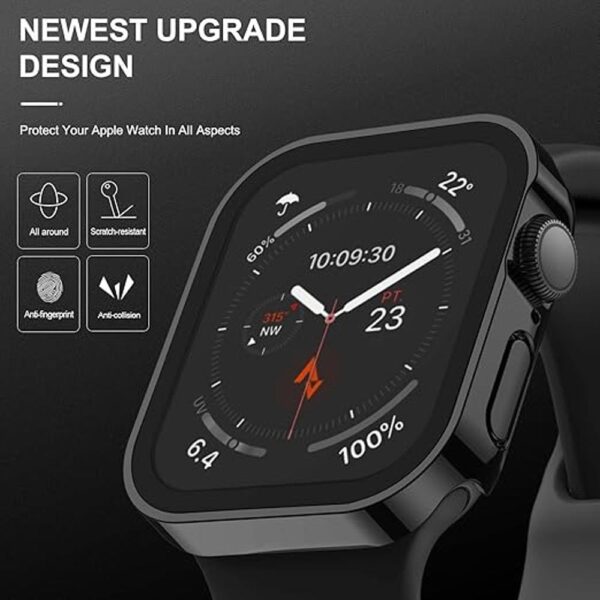 Adepoy Paquete de 2 fundas rígidas compatibles con Apple_2