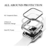 Adepoy Funda para Apple Watch de 40 mm Series 654SE con_4