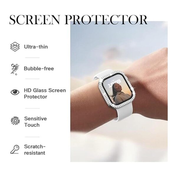 Adepoy Funda para Apple Watch de 40 mm Series 654SE con_3